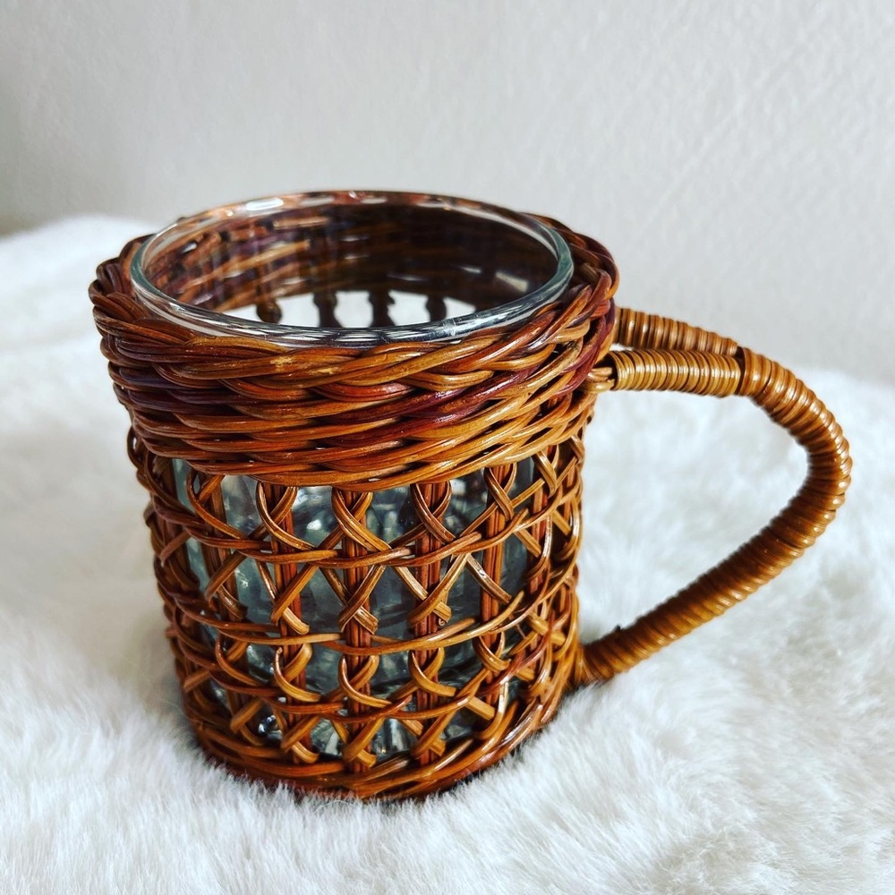 Rattan Mug